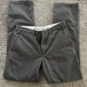 EUC Eddie Bauer 32x34 khaki dark gray